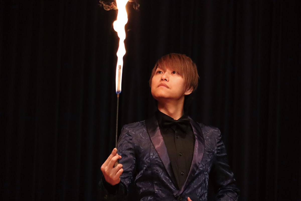 炎を使った演出