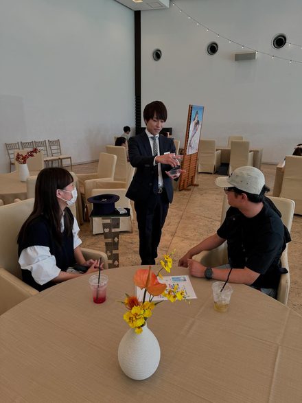 少人数の会でのテーブルマジック