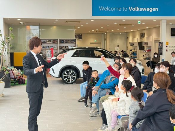 ショールームでのサロンマジック（お客様参加型）
